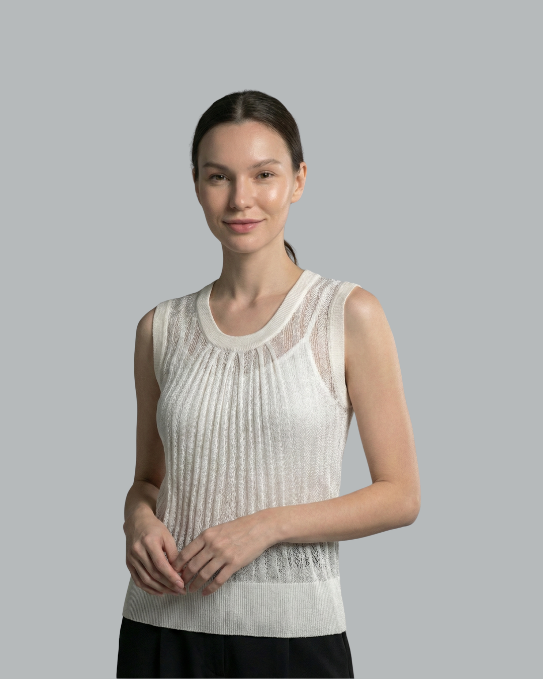 Textured Knit Tank Top