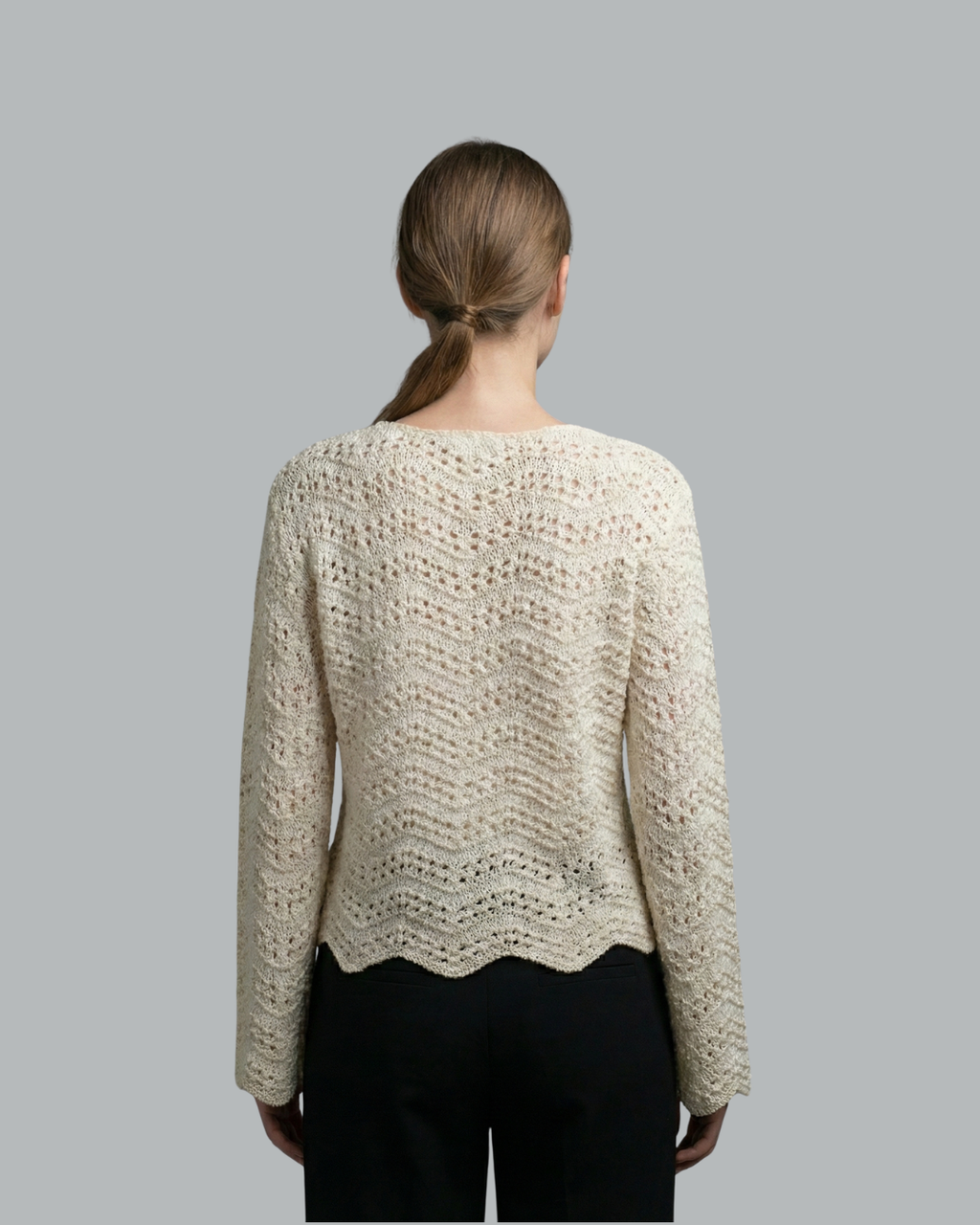 Crochet Knit Pullover