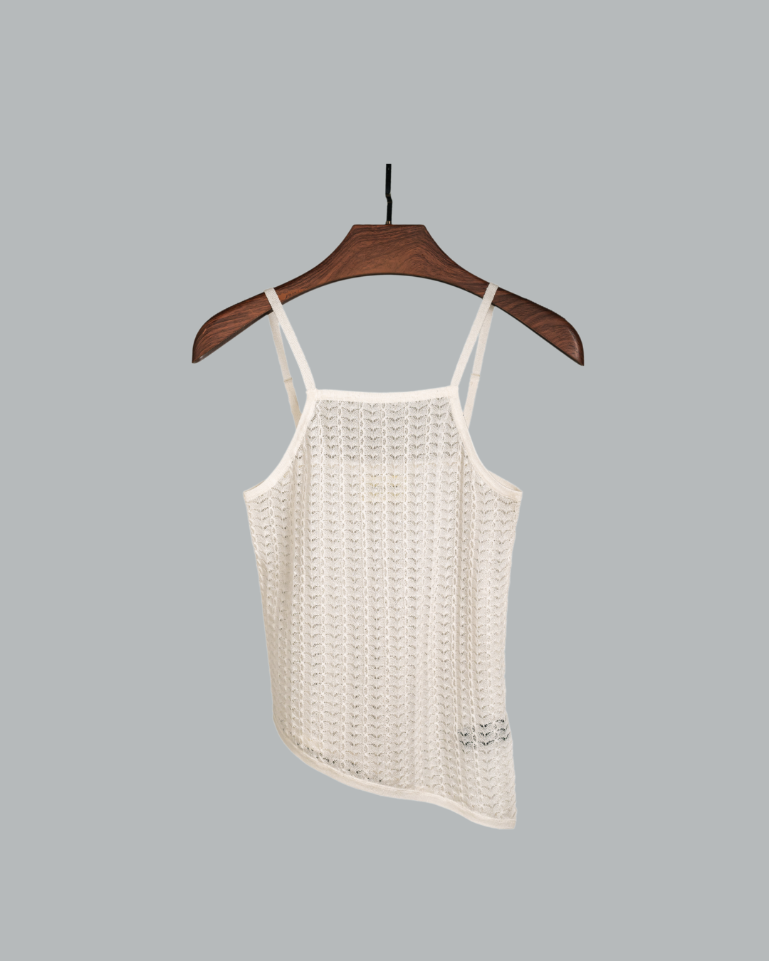 Pointelle Knit Cami Tank Top