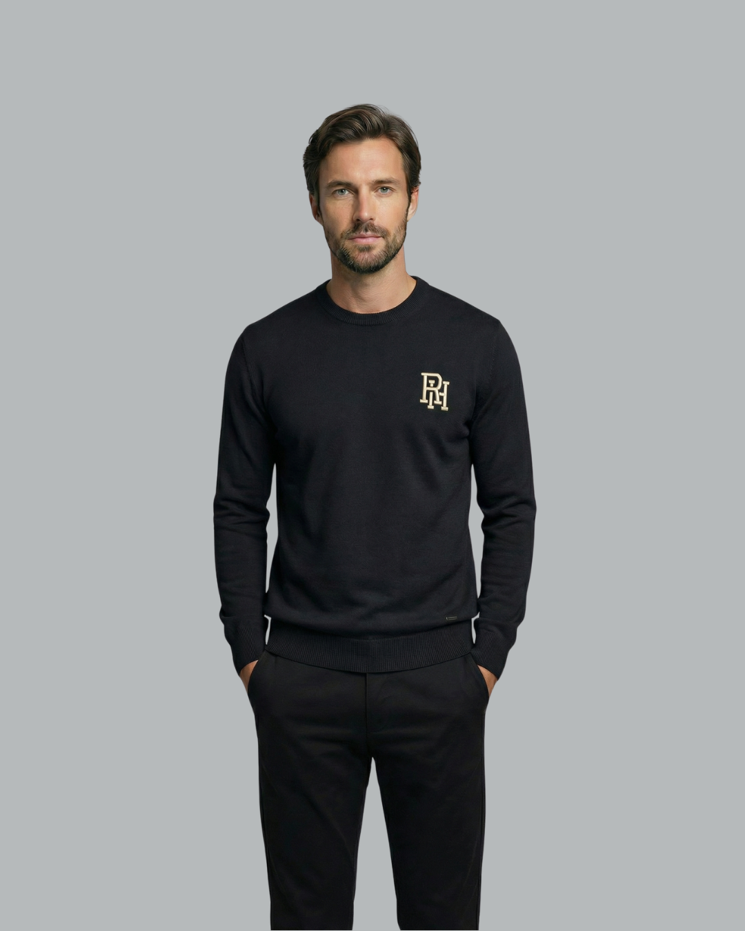 RH Monogram Round Neck Sweater