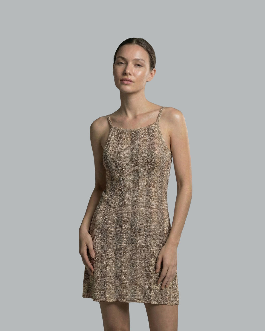 Knitted Strap Summer Dress
