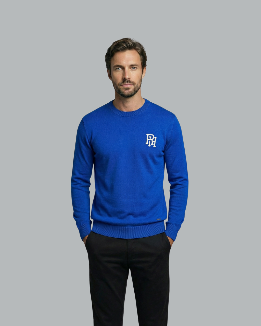 RH Monogram Round Neck Sweater
