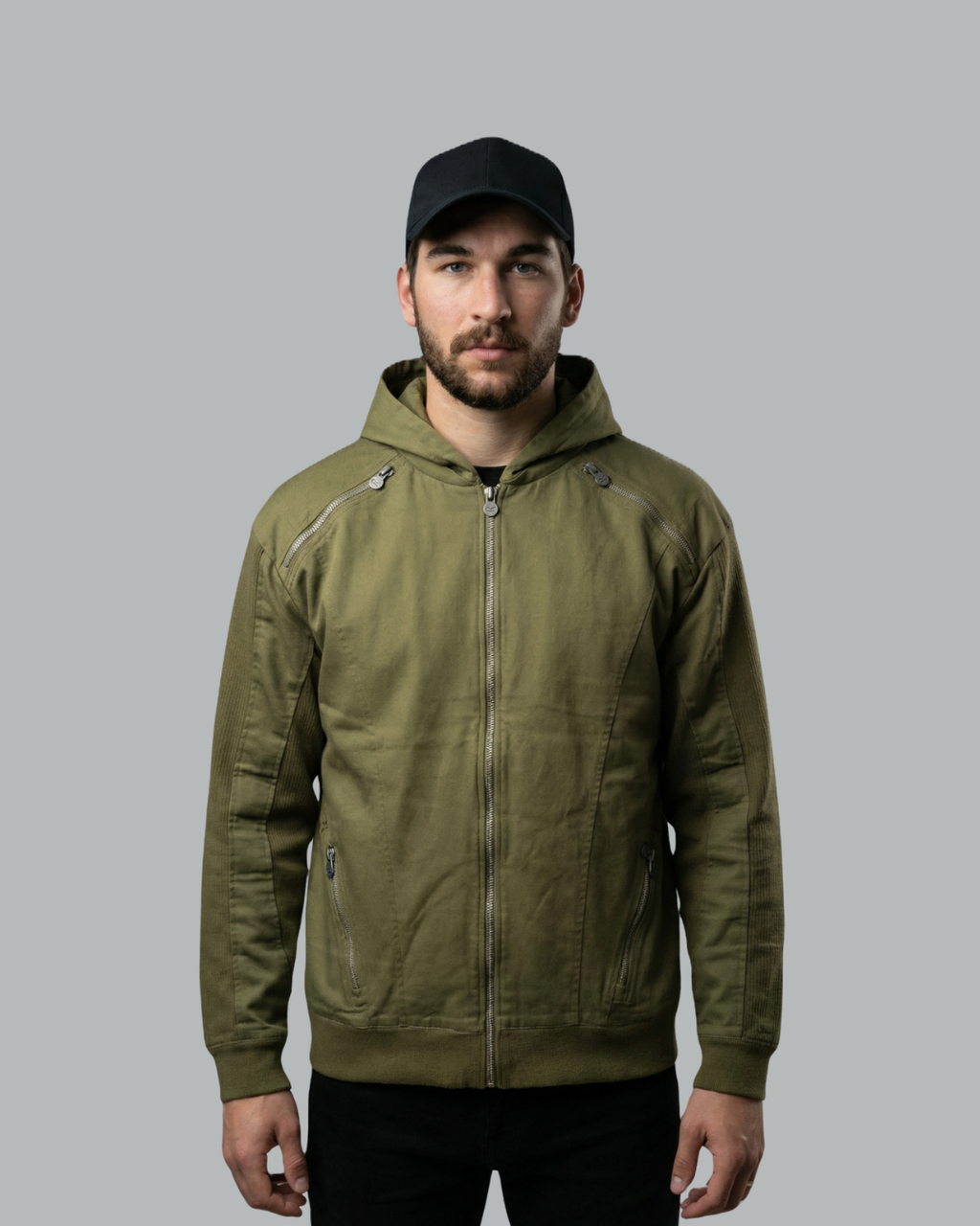 Multi-Zip Utility Hoodie
