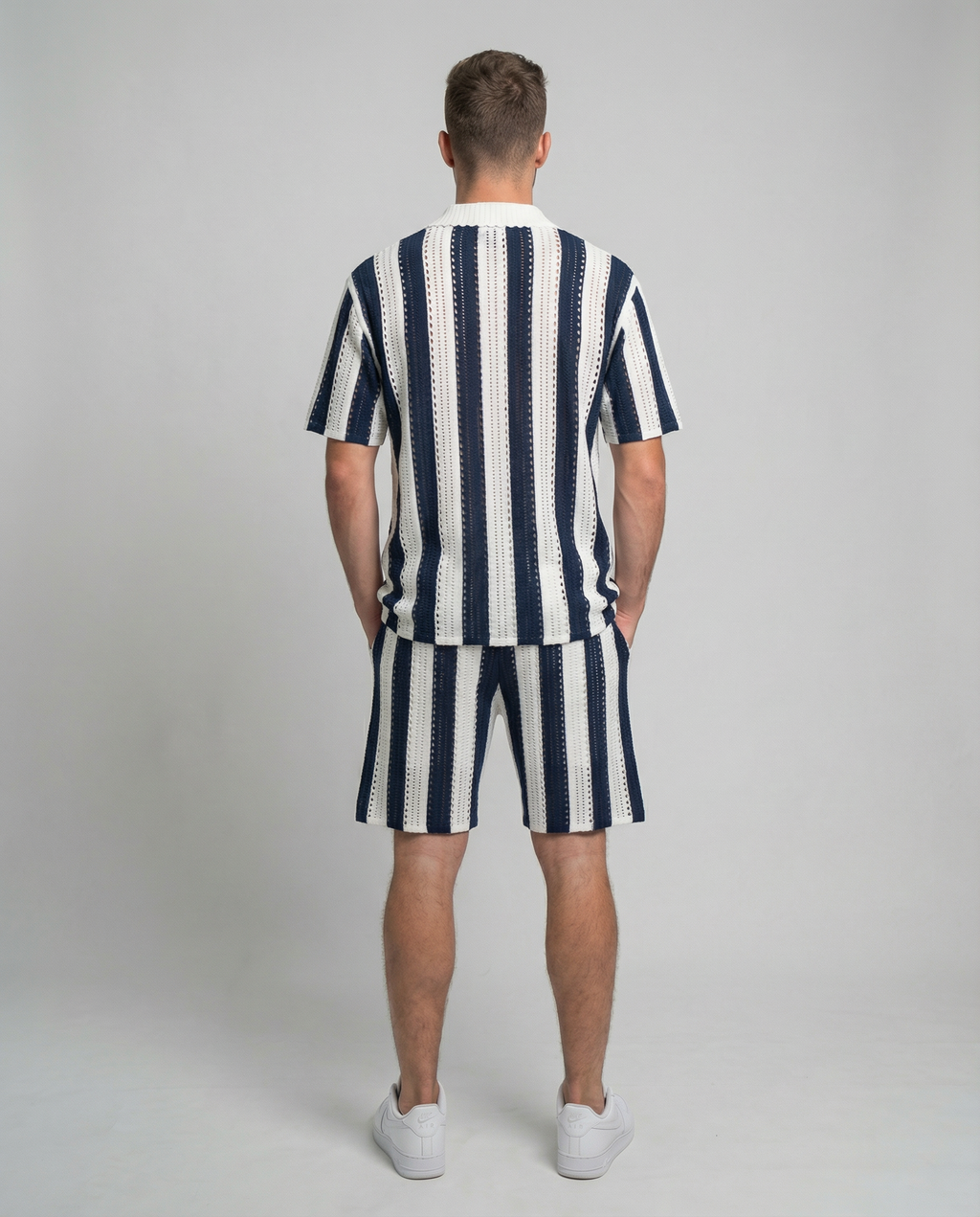 Vertical Crochet Knit Co-Ord Set