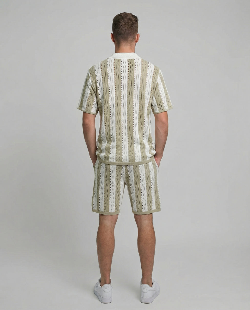 Vertical Crochet Knit Co-Ord Set