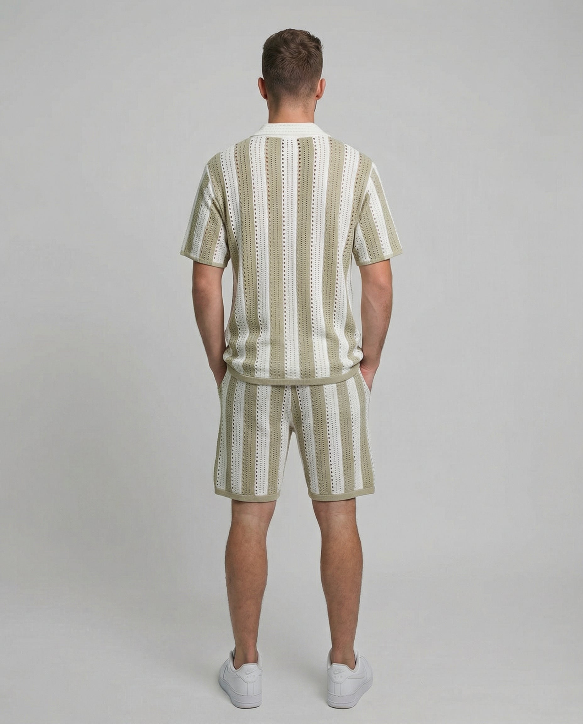 Vertical Crochet Knit Co-Ord Set