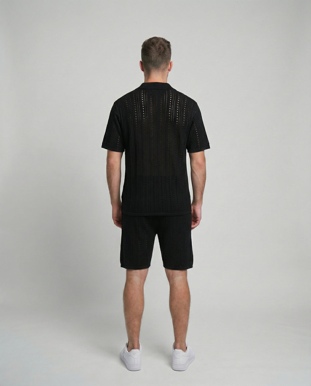 Vertical Crochet Knit Co-Ord Set