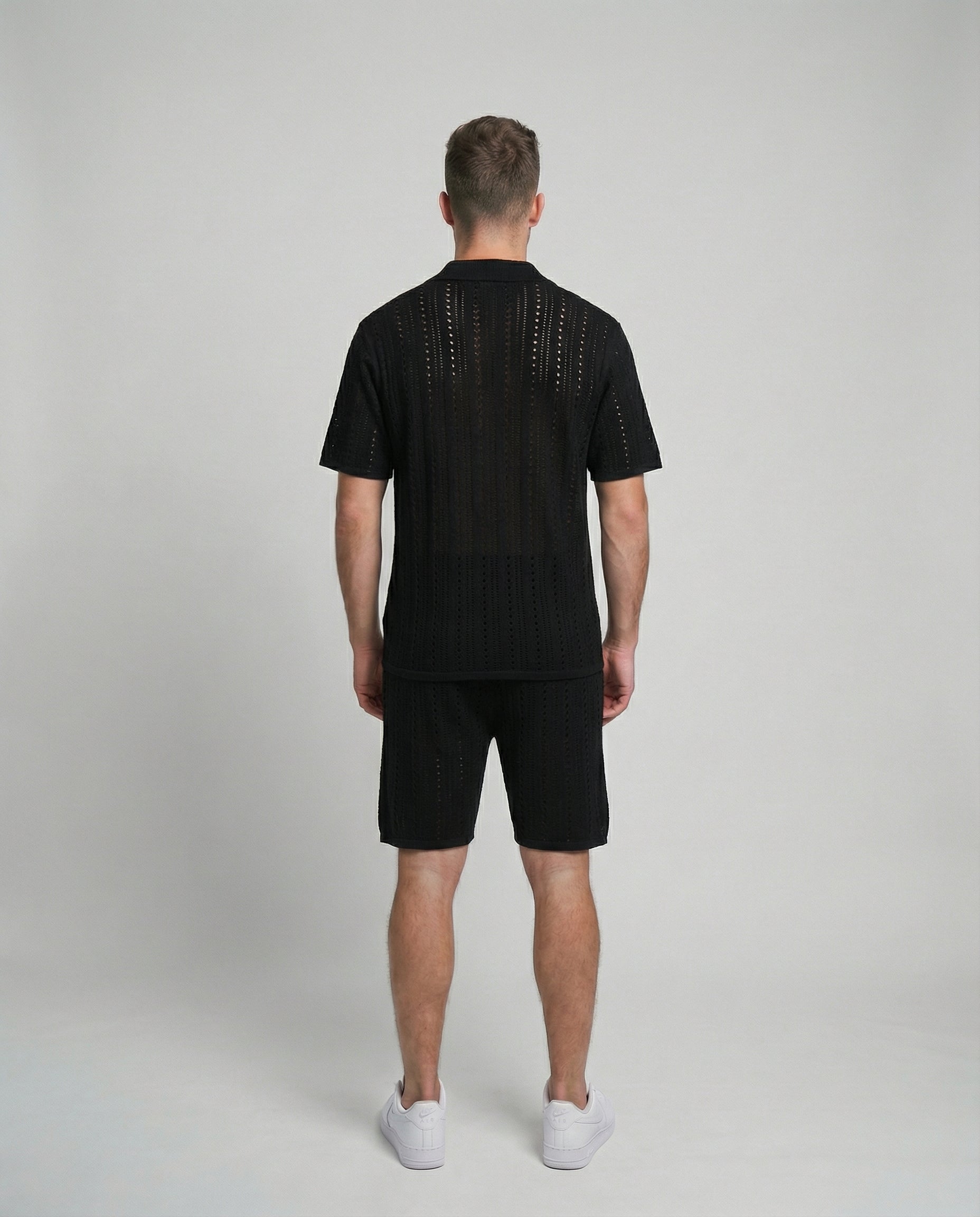 Vertical Crochet Knit Co-Ord Set