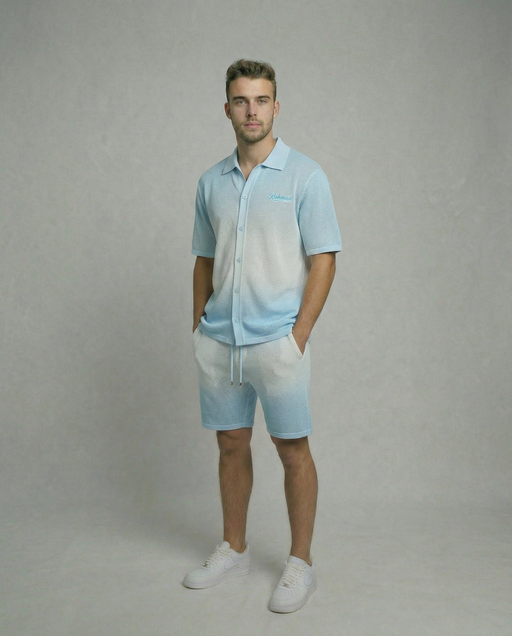 Short Sleeve Knit Co-Ord Set