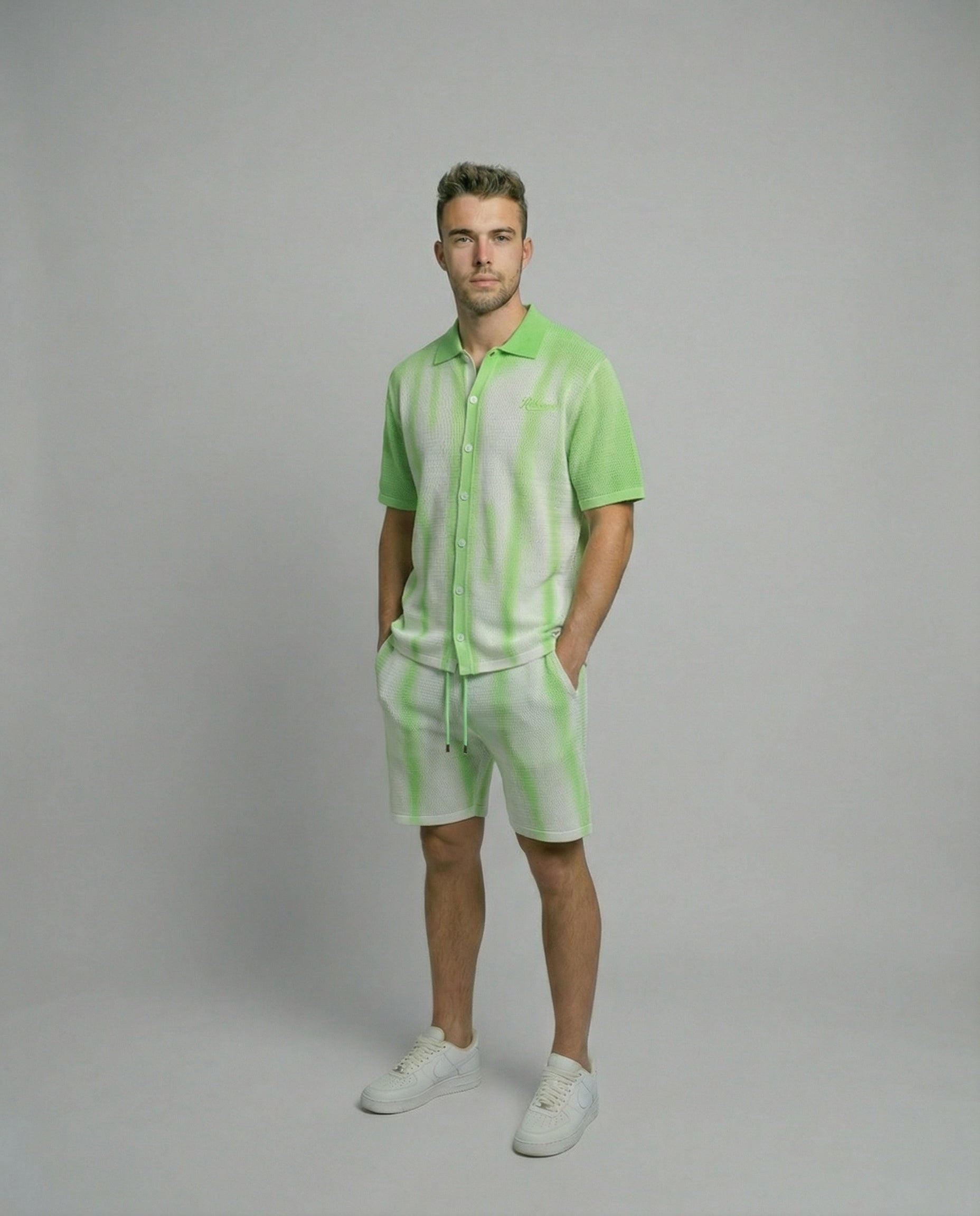 Short Sleeve Knit Co-Ord Set