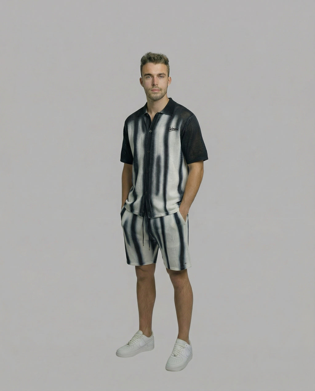 Short Sleeve Knit Co-Ord Set