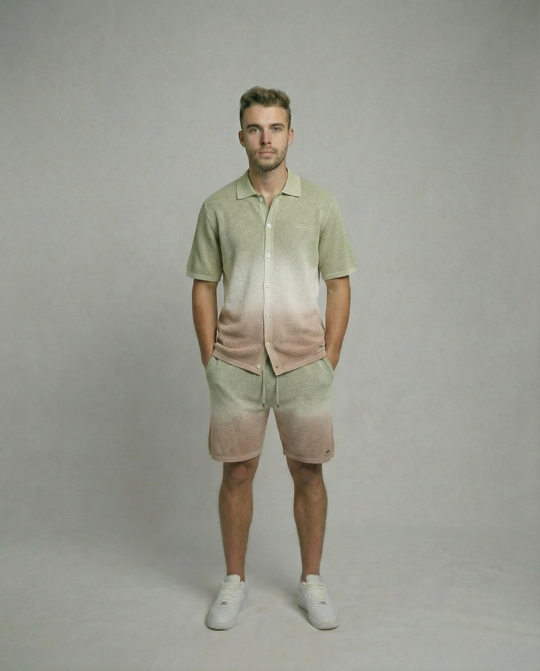 Short Sleeve Knit Co-Ord Set