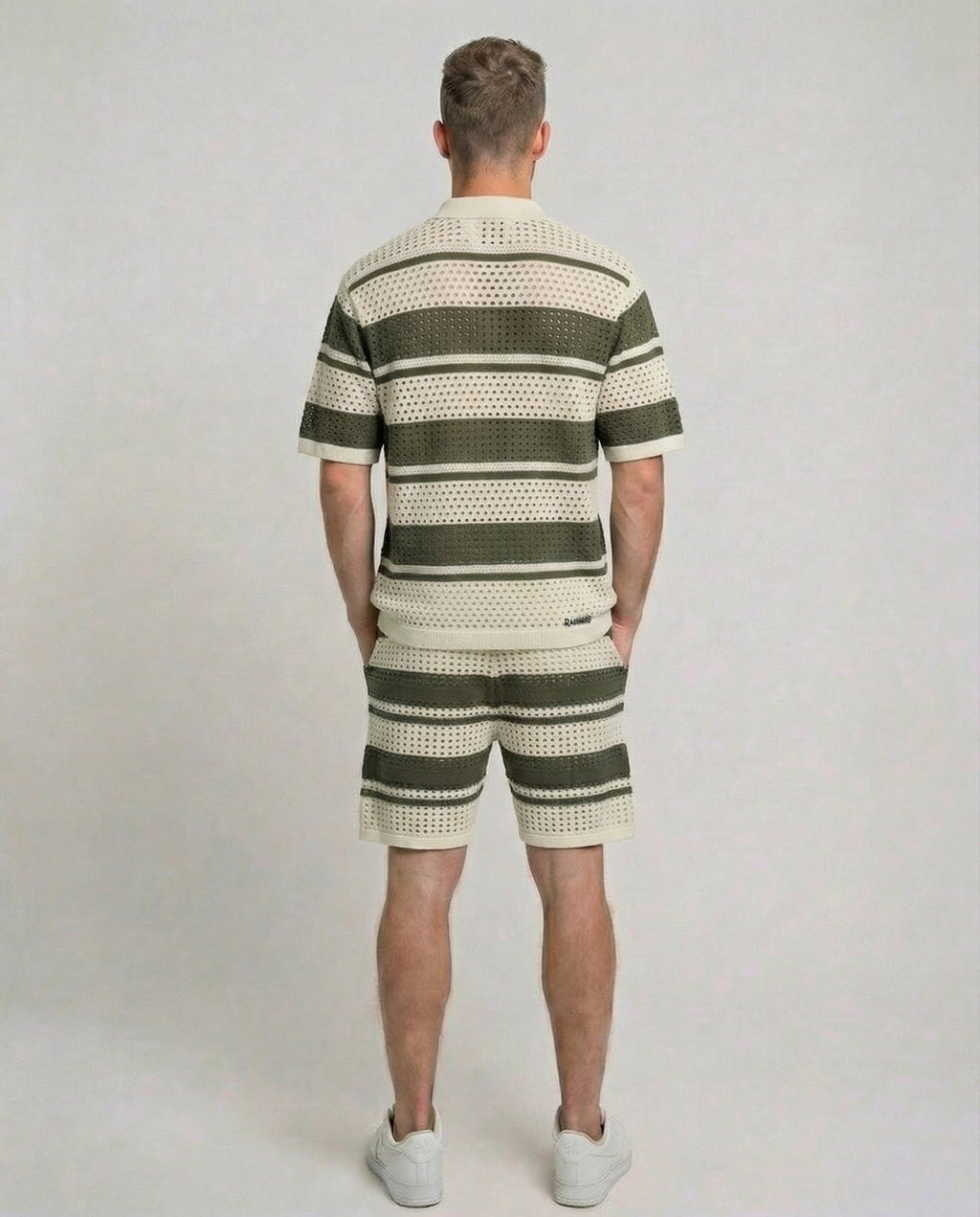 Horizontal Crochet Knit Co-Ord Set
