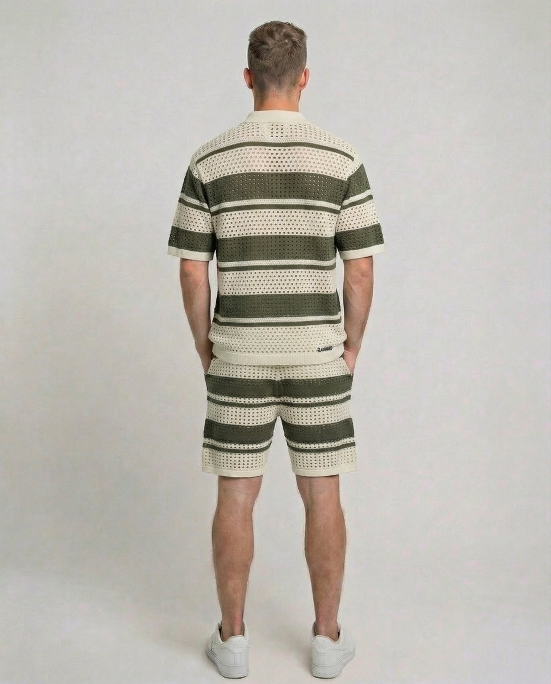Horizontal Crochet Knit Co-Ord Set