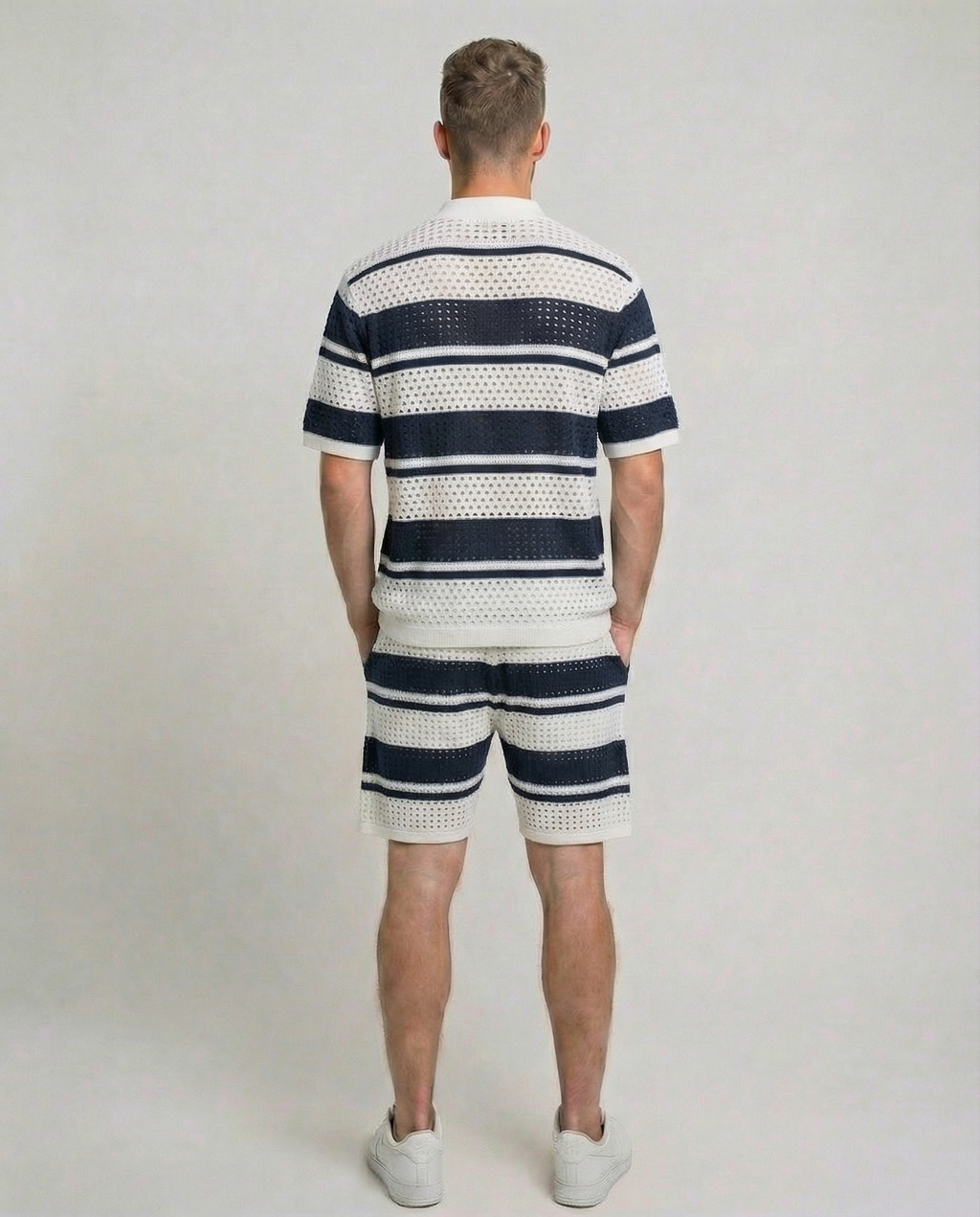 Horizontal Crochet Knit Co-Ord Set