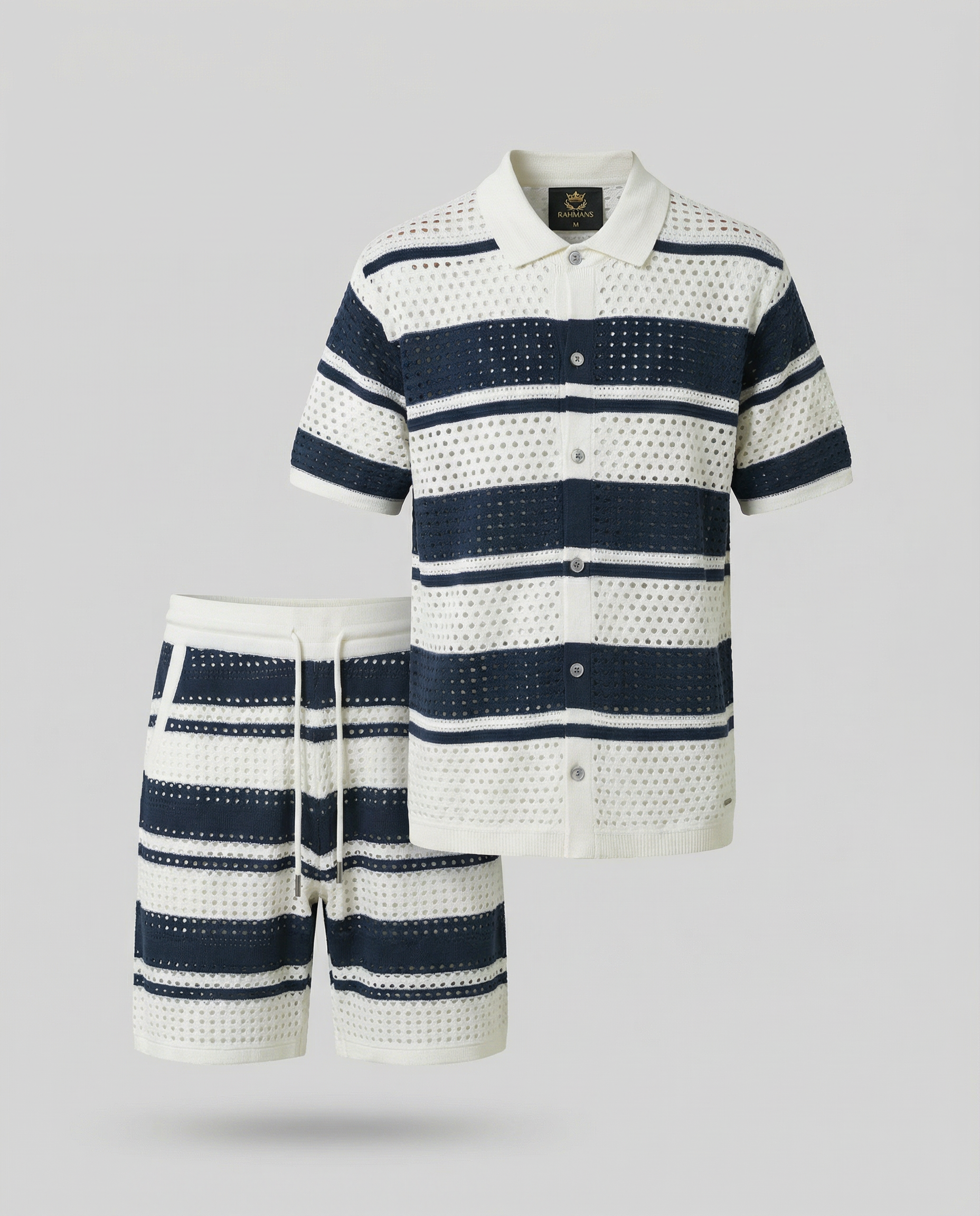 Horizontal Crochet Knit Co-Ord Set