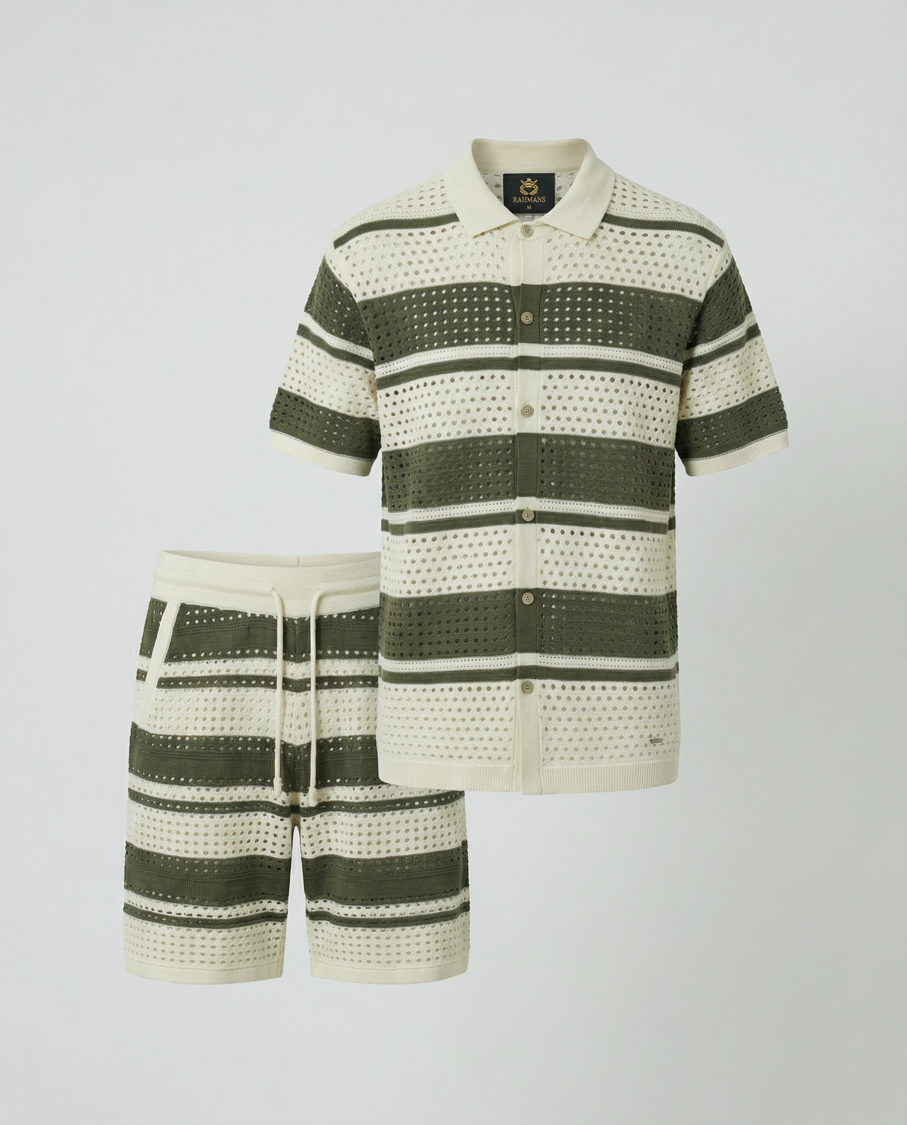 Horizontal Crochet Knit Co-Ord Set