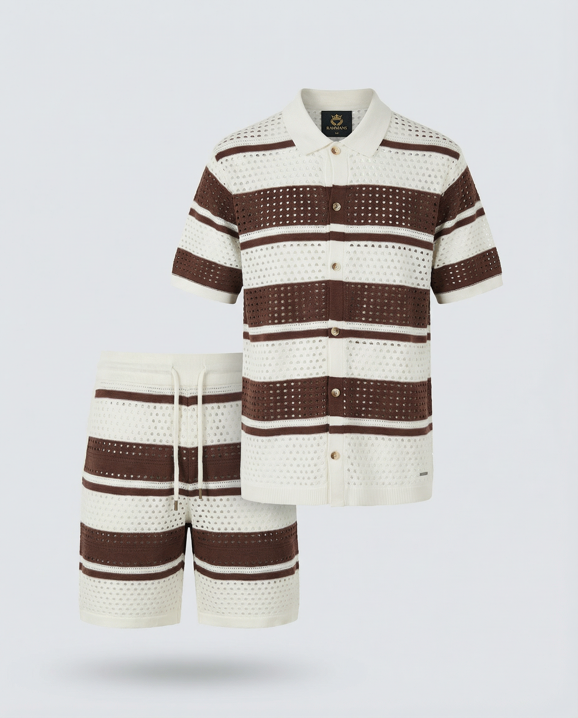 Horizontal Crochet Knit Co-Ord Set