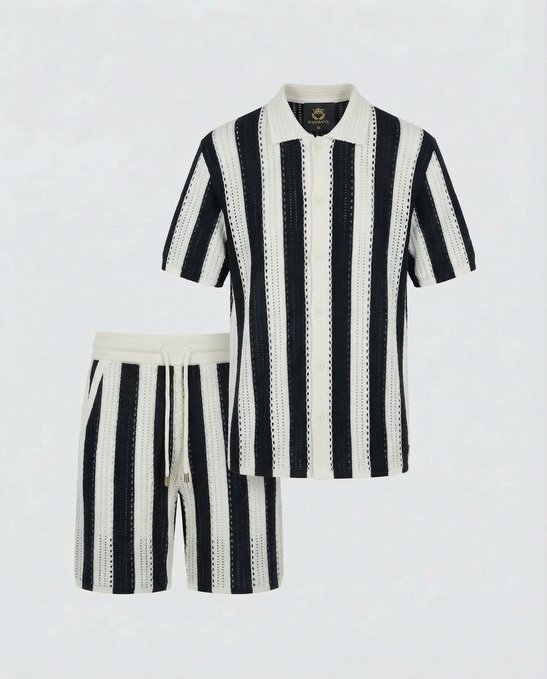 Vertical Crochet Knit Co-Ord Set