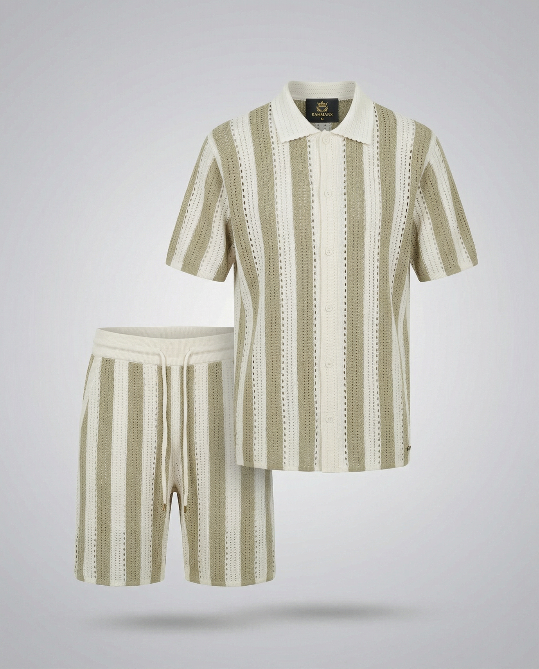 Vertical Crochet Knit Co-Ord Set