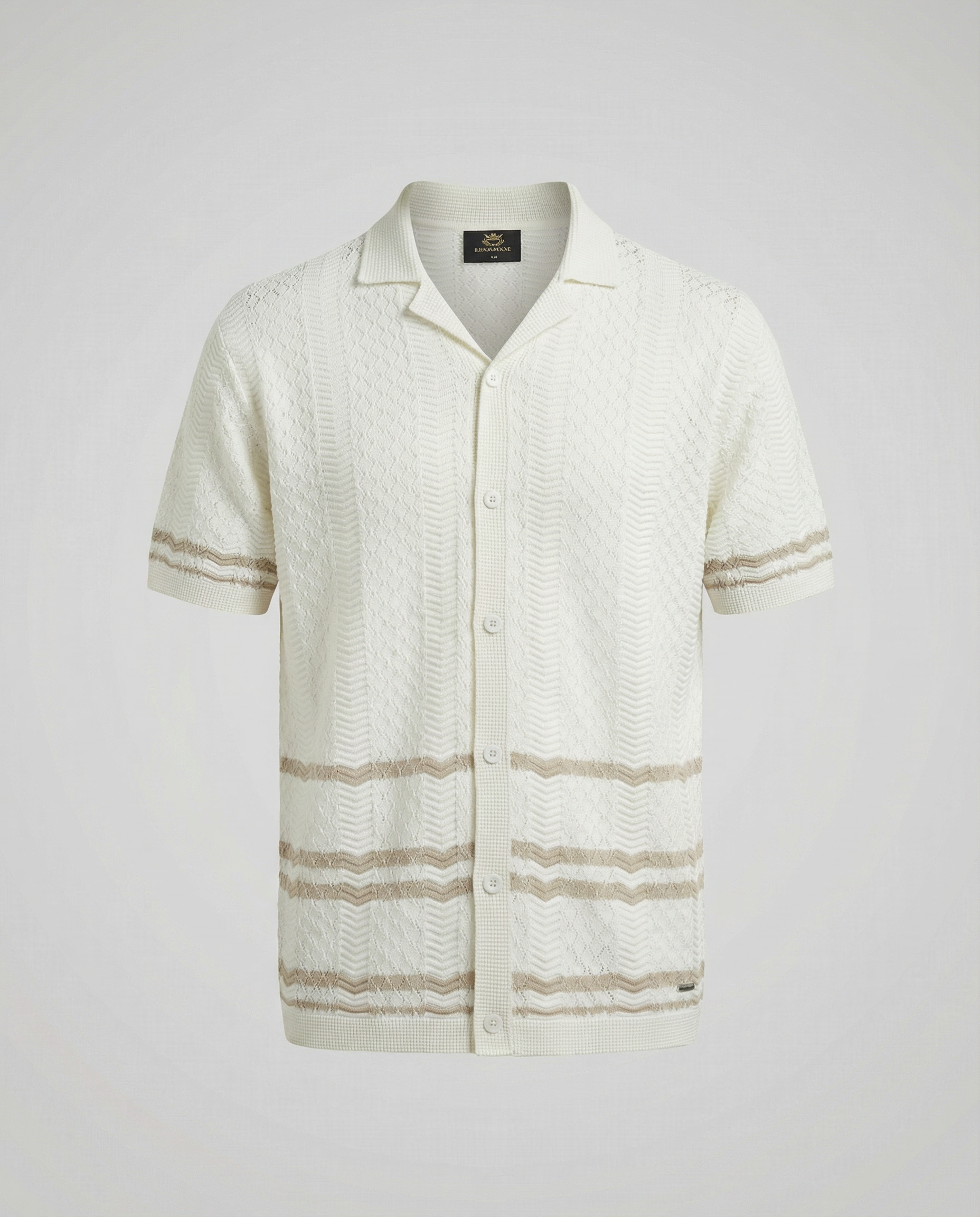 Pointelle Short Sleeve Sweater