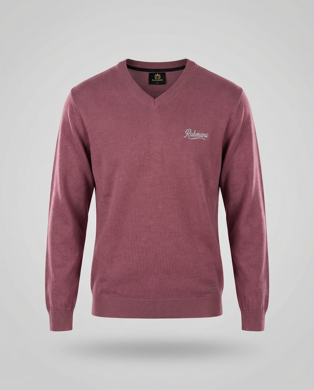 Slim Fit V-Neck Knit Sweater