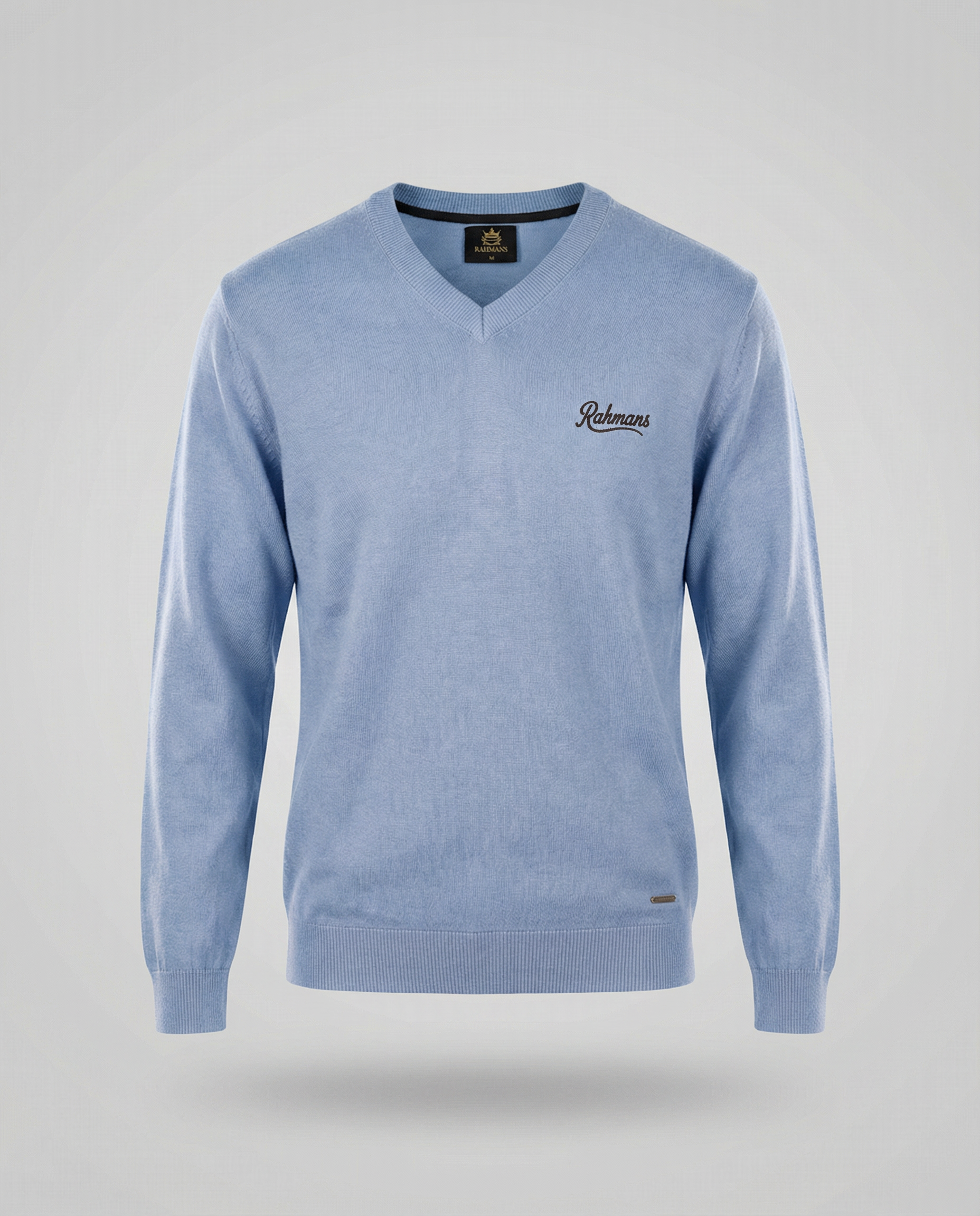 Slim Fit V-Neck Knit Sweater