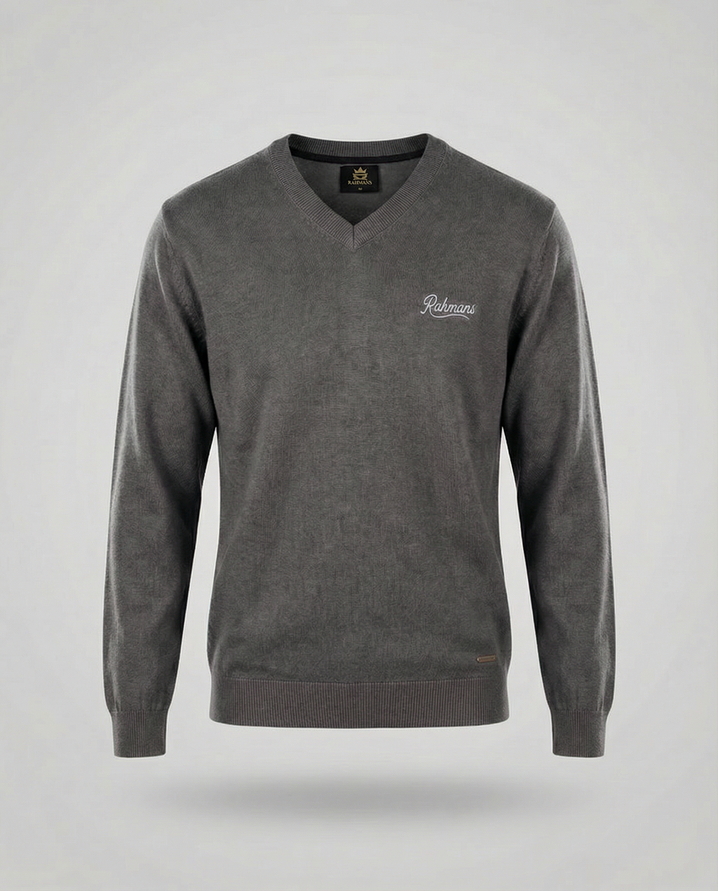 Slim Fit V-Neck Knit Sweater