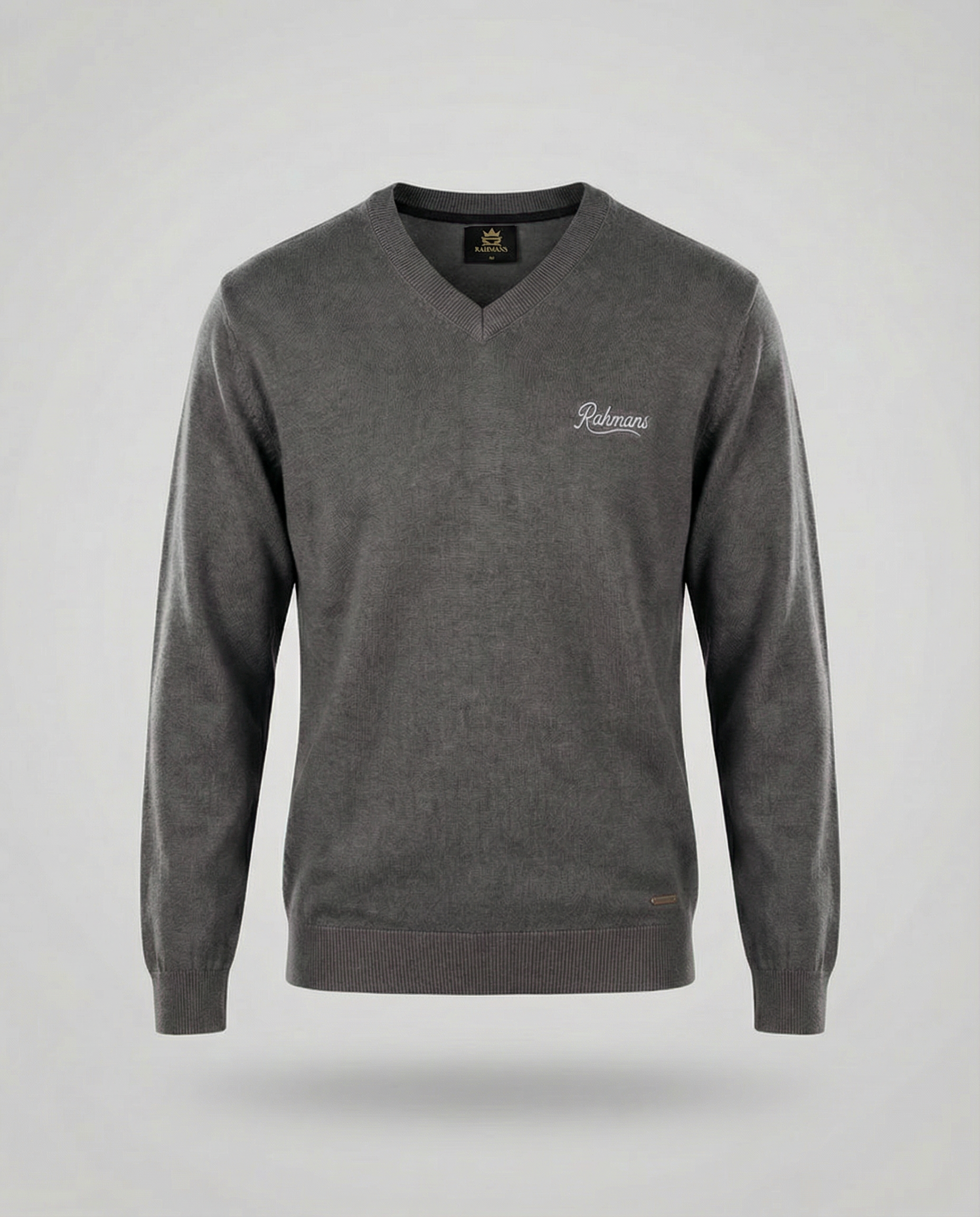 Slim Fit V-Neck Knit Sweater