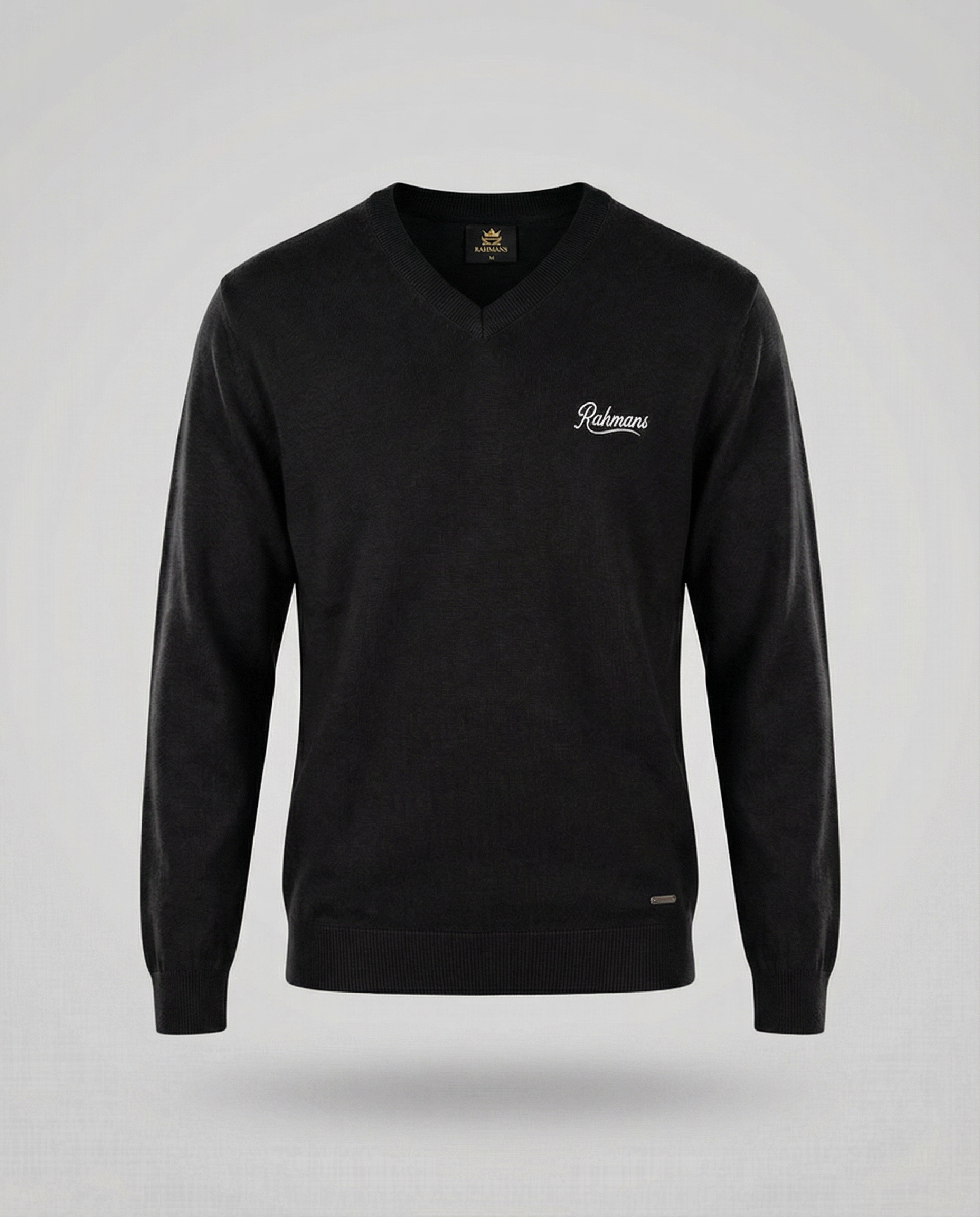 Slim Fit V-Neck Knit Sweater