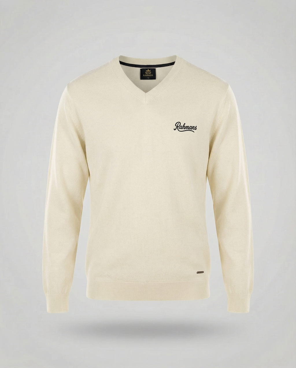 Slim Fit V-Neck Knit Sweater