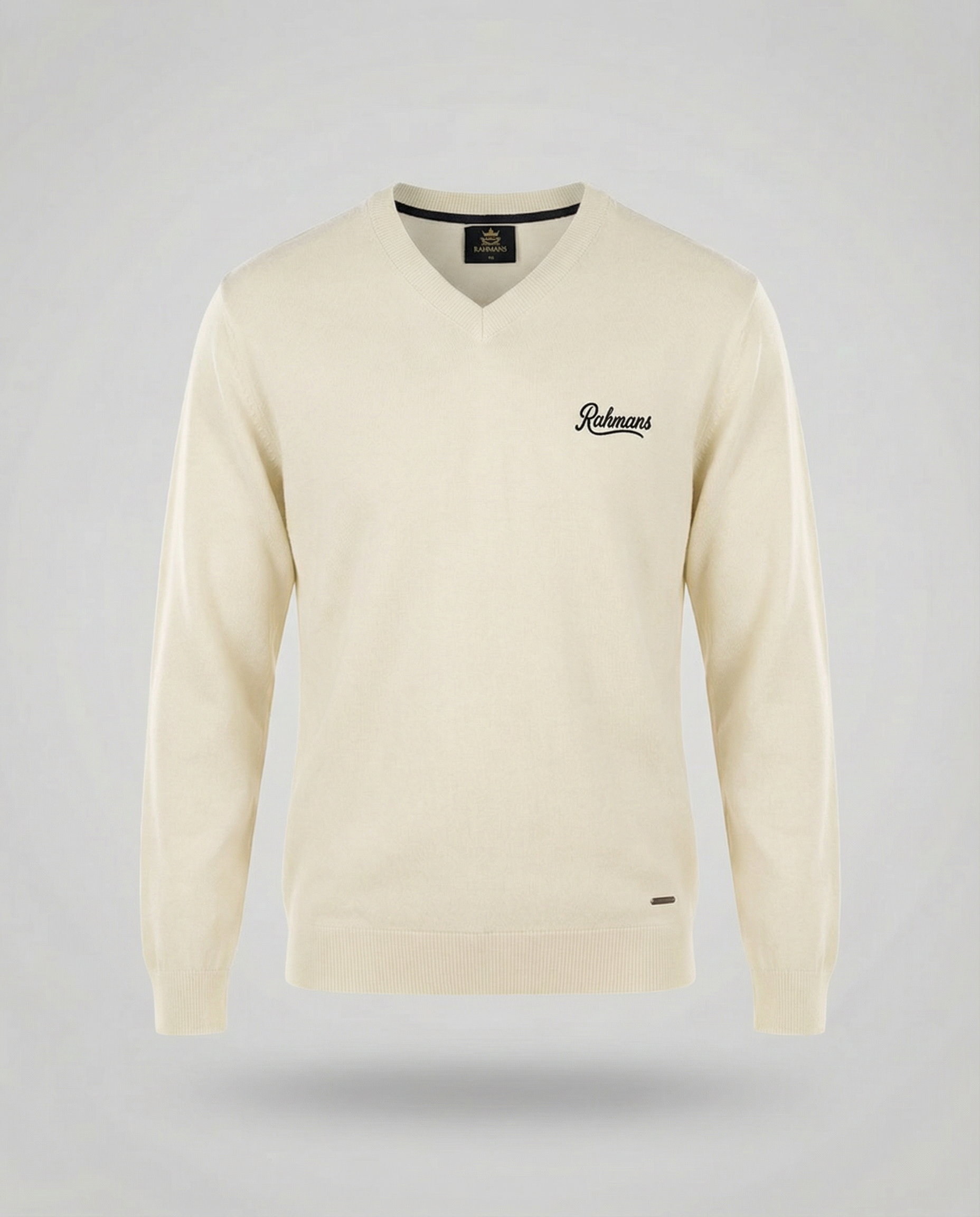 Slim Fit V-Neck Knit Sweater