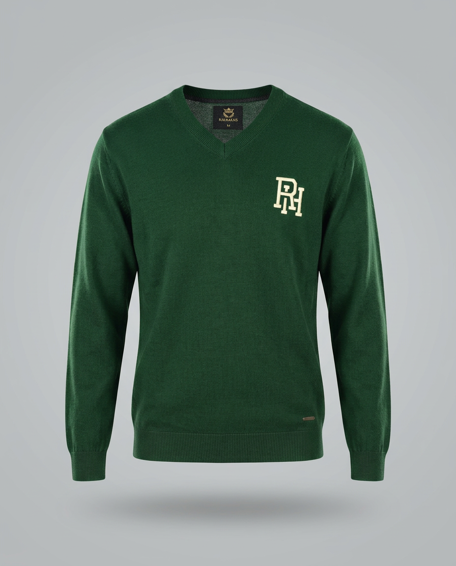 RH Monogram V-Neck Sweater