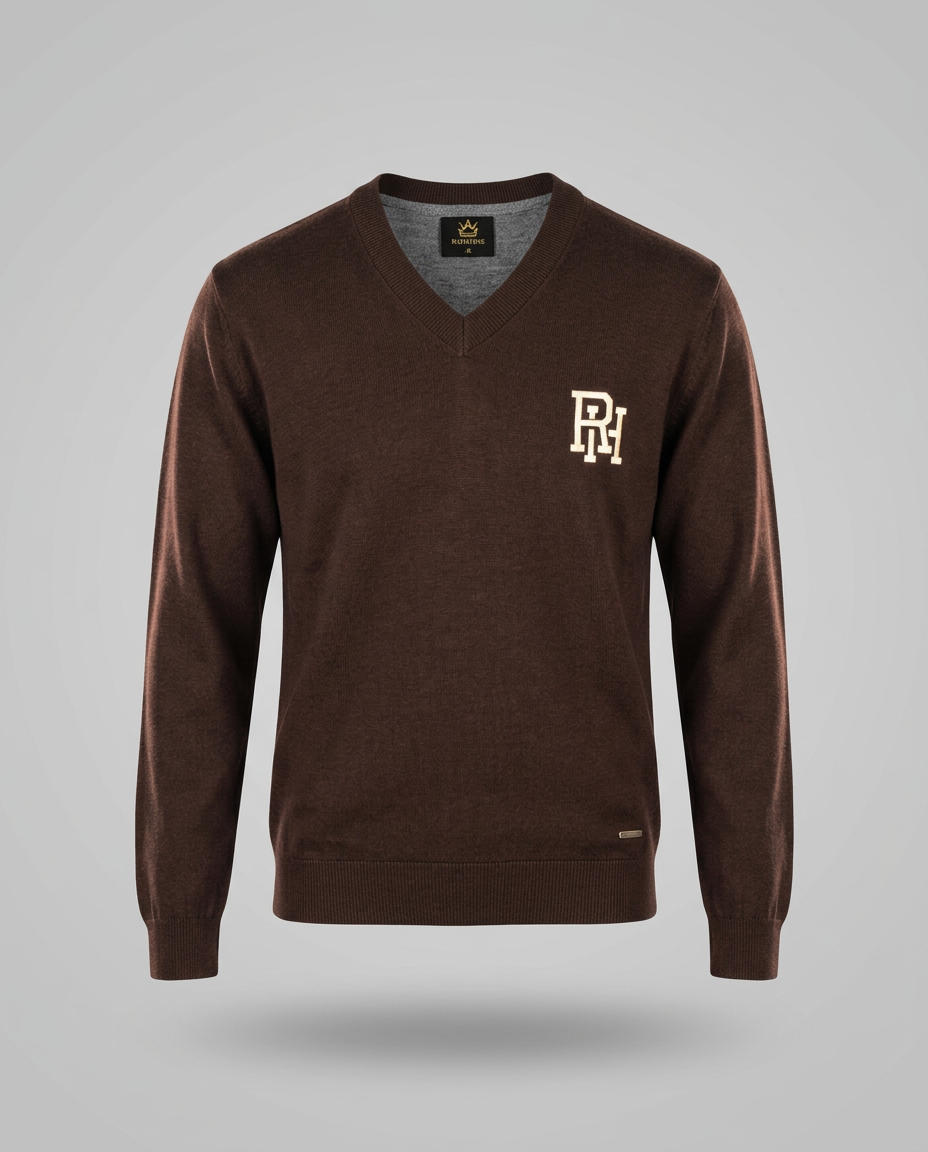 RH Monogram V-Neck Sweater