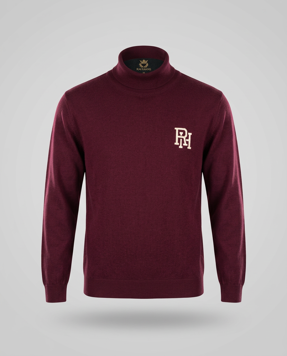 RH Monogram Turtle Neck Sweater