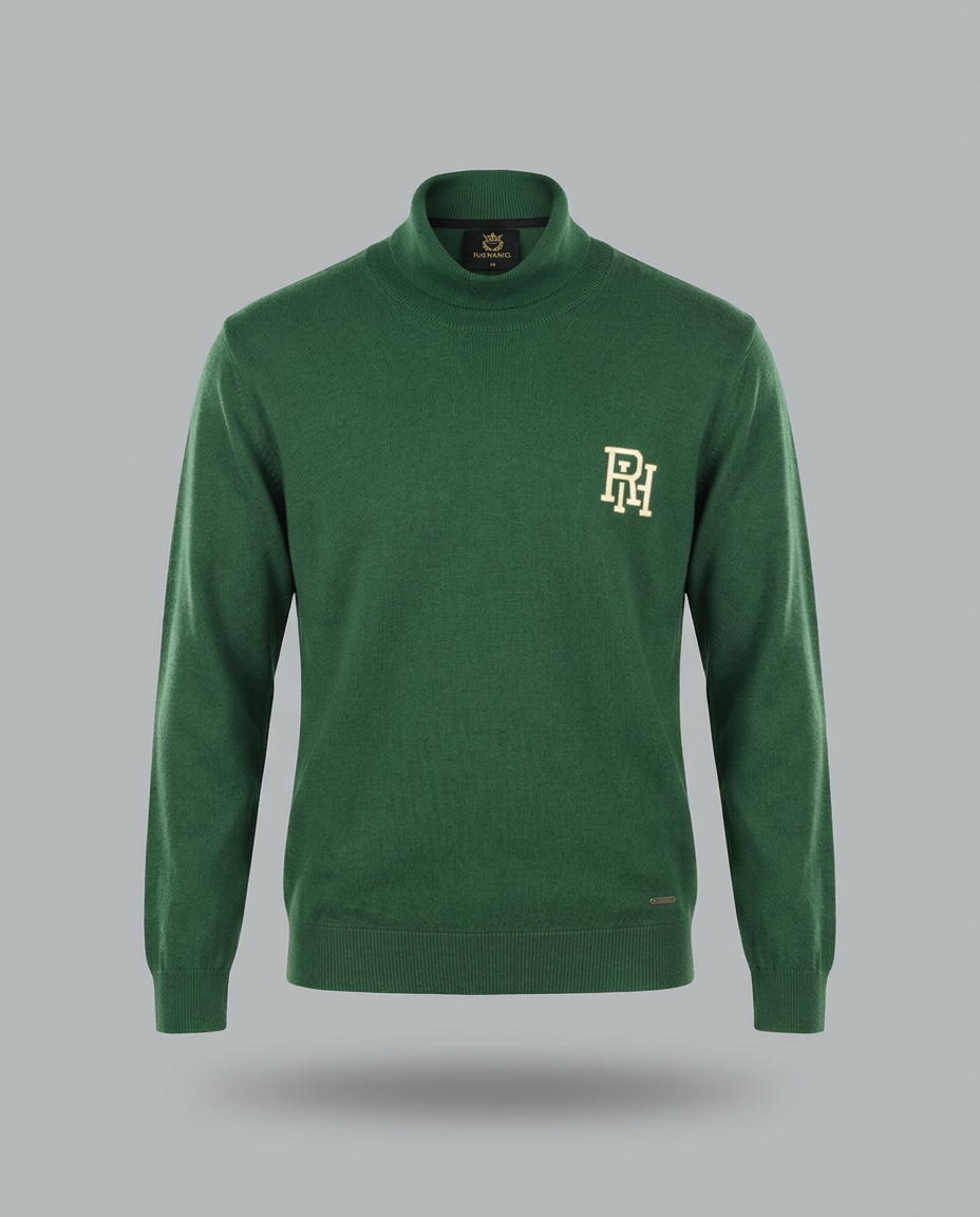 RH Monogram Turtle Neck Sweater