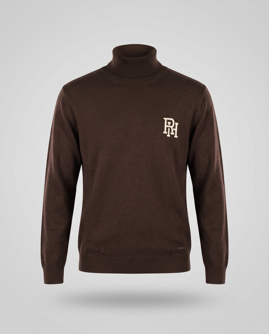 RH Monogram Turtle Neck Sweater