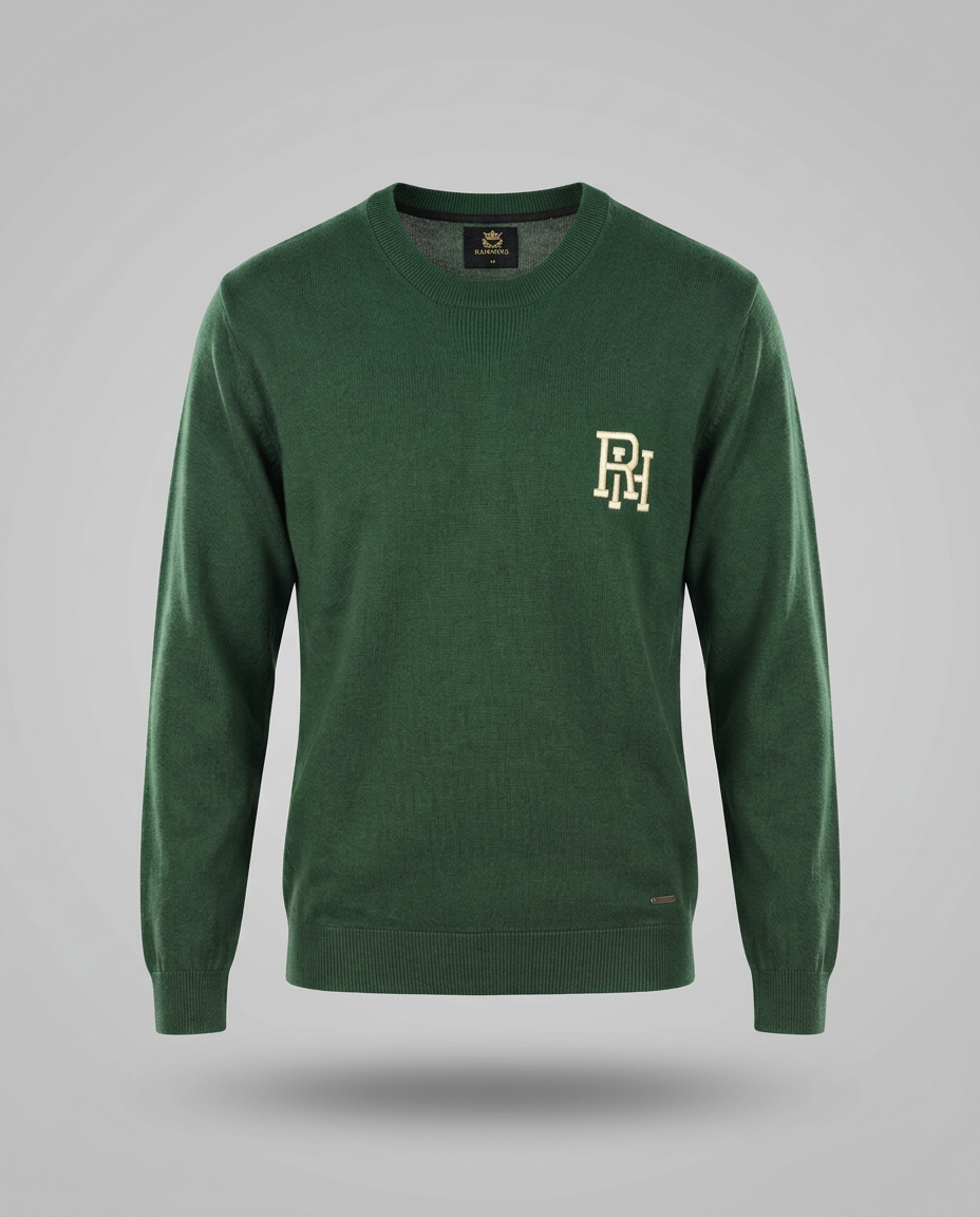 RH Monogram Round Neck Sweater