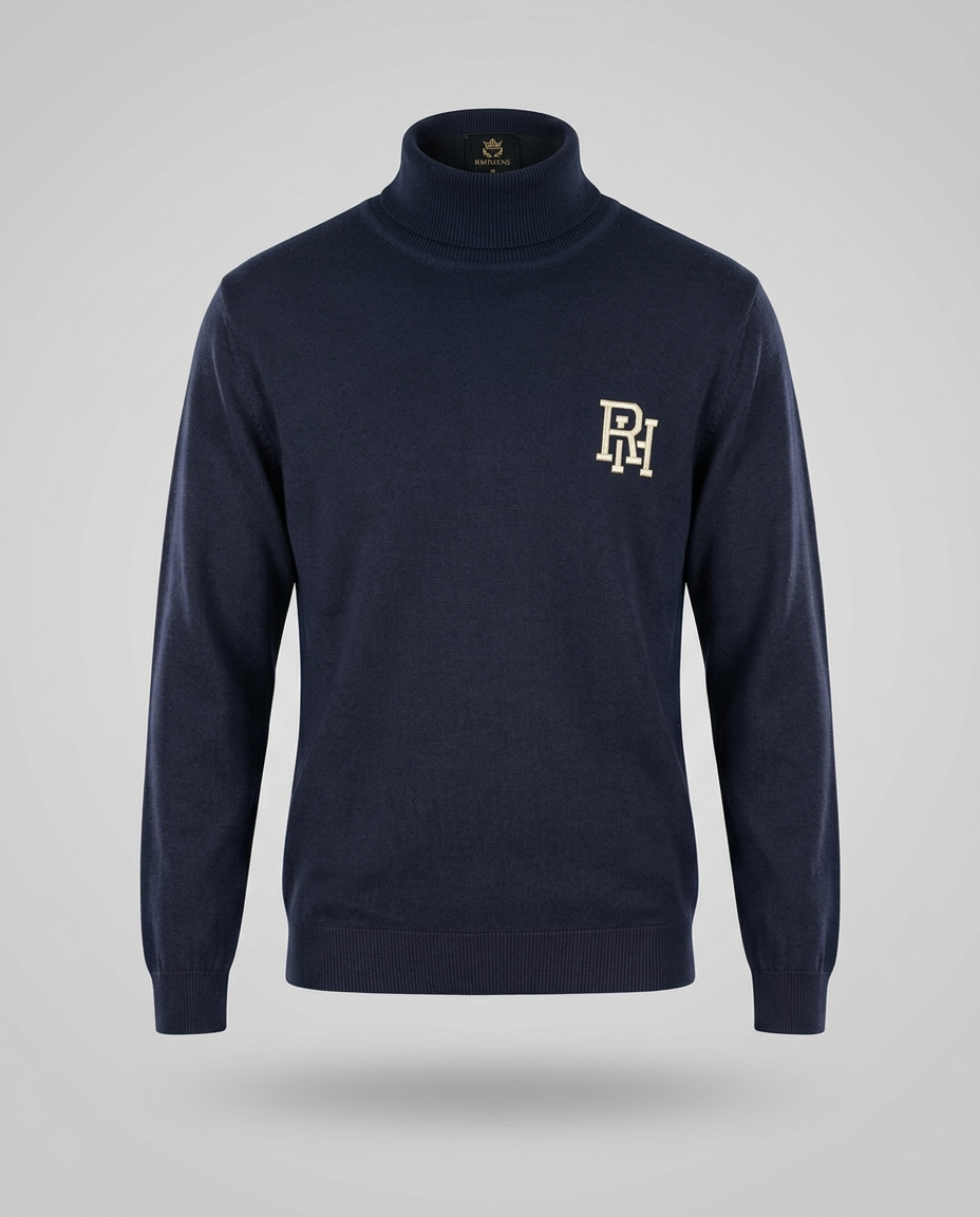RH Monogram Turtle Neck Sweater